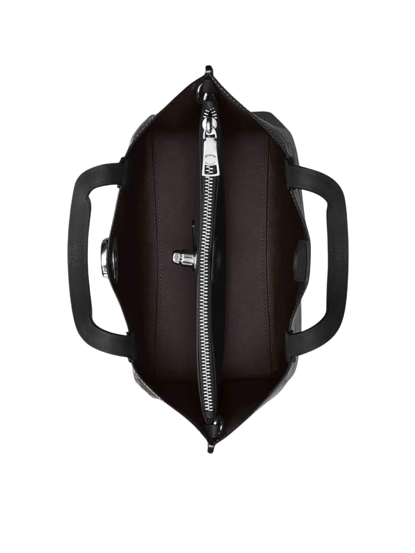 detail-dalam-Coach-Willow-Tote-Bag-24-Croc-Embossed-Black