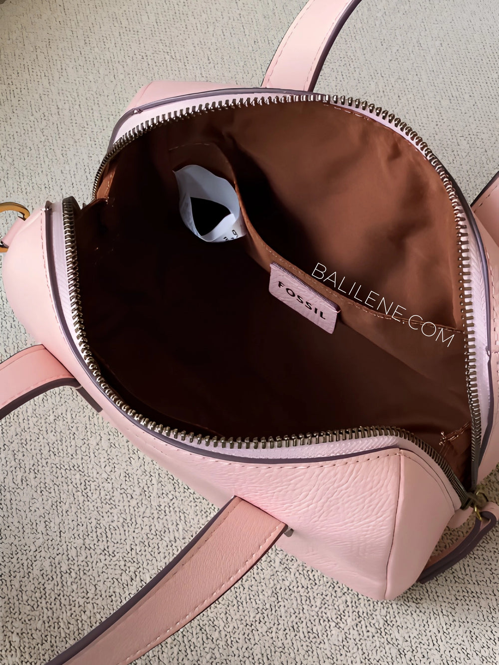 detail-dalam-Fossil-Sydney-Mini-Satchel-Renaissance-Rose-balilene