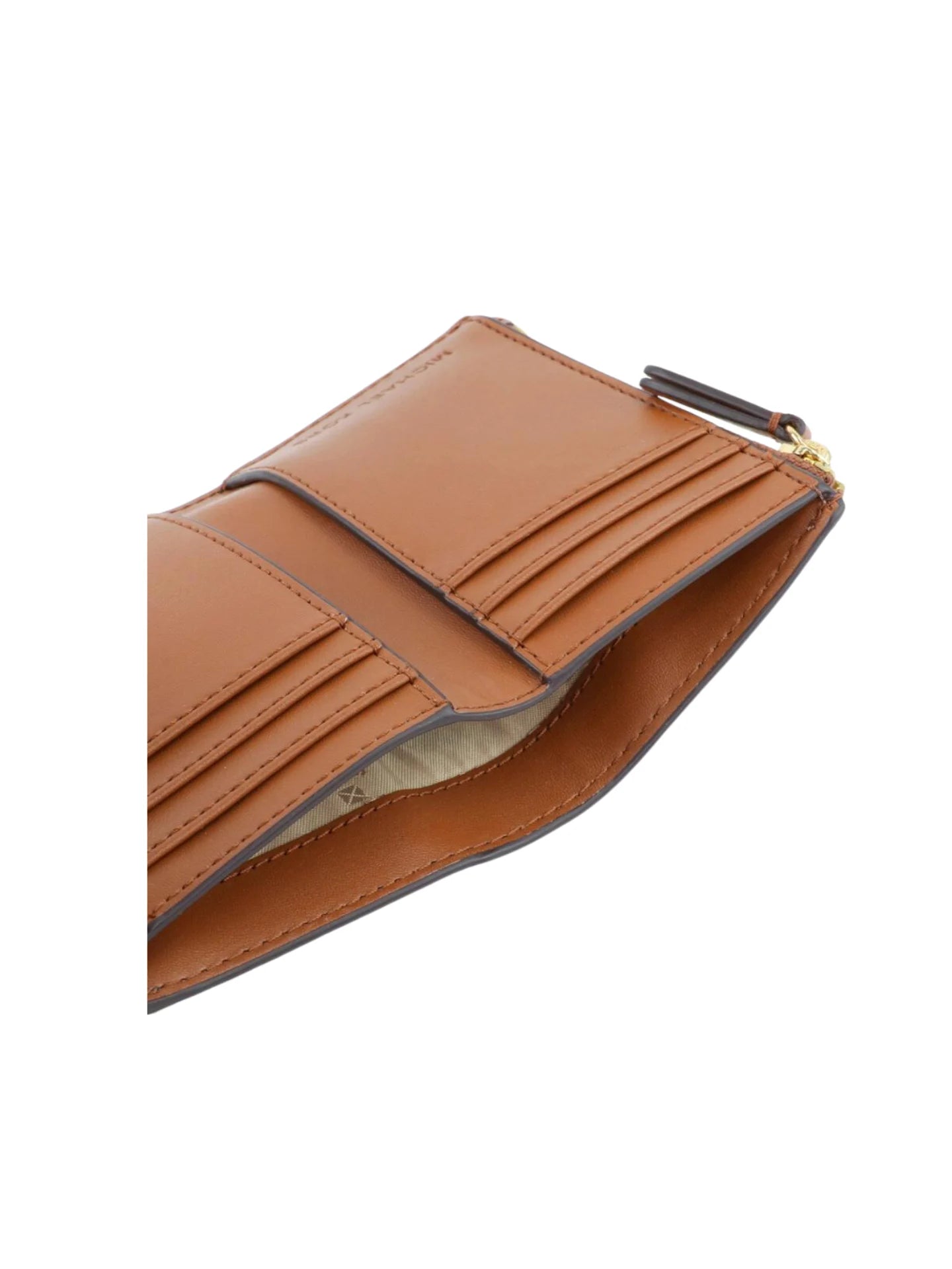 detail-dalam-Michael-Kors-Carmen-Medium-Flap-Bifold-Wallet-In-Signature-BrownWEBP