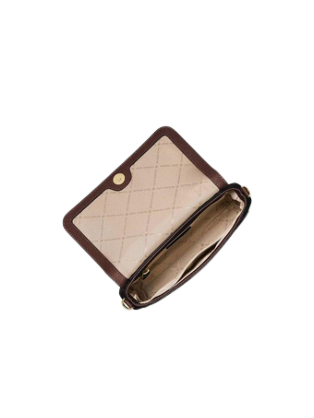 detail-dalam-Michael-Kors-Medium-Logo-Convertible-Crossbody-Bag-Brown