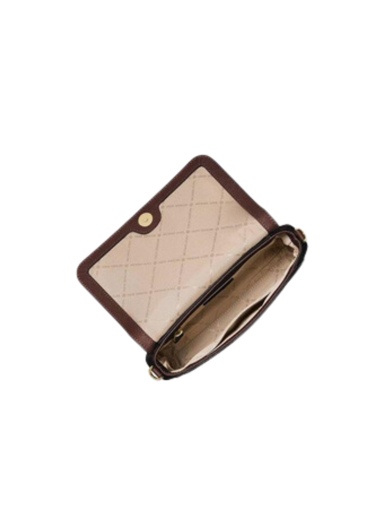 detail-dalam-Michael-Kors-Medium-Logo-Convertible-Crossbody-Bag-Brown