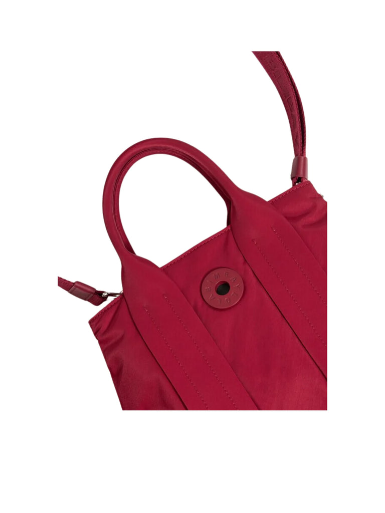 detail-depan-Bimba-Y-Lola-Medium-Red-Nylon-Tote-Bag