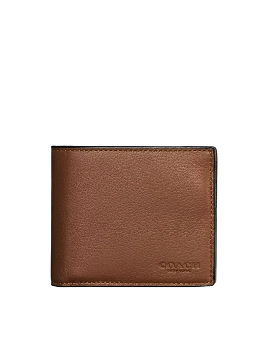 detail-depan-Coach-Boxed-3-In-1-Wallet-Gift-Set-In-Leather-Dark-Saddle