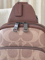 detail-depan-Coach-Ethan-Pack-In-Signature-Canvas-Tan-Vintage-Brown-balilene