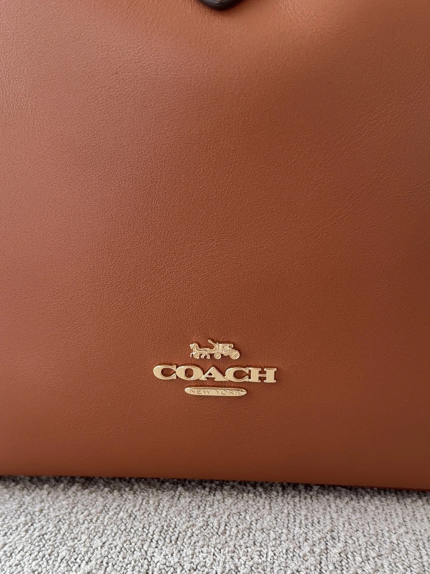 detail-depan-Coach-Hadley-Convertible-Crossbody-Bag-Tan-balilene