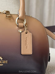 detail-depan-Coach-Lara-Mini-Satchel-Bag-With-Ombre-Gold-Latte-balilene