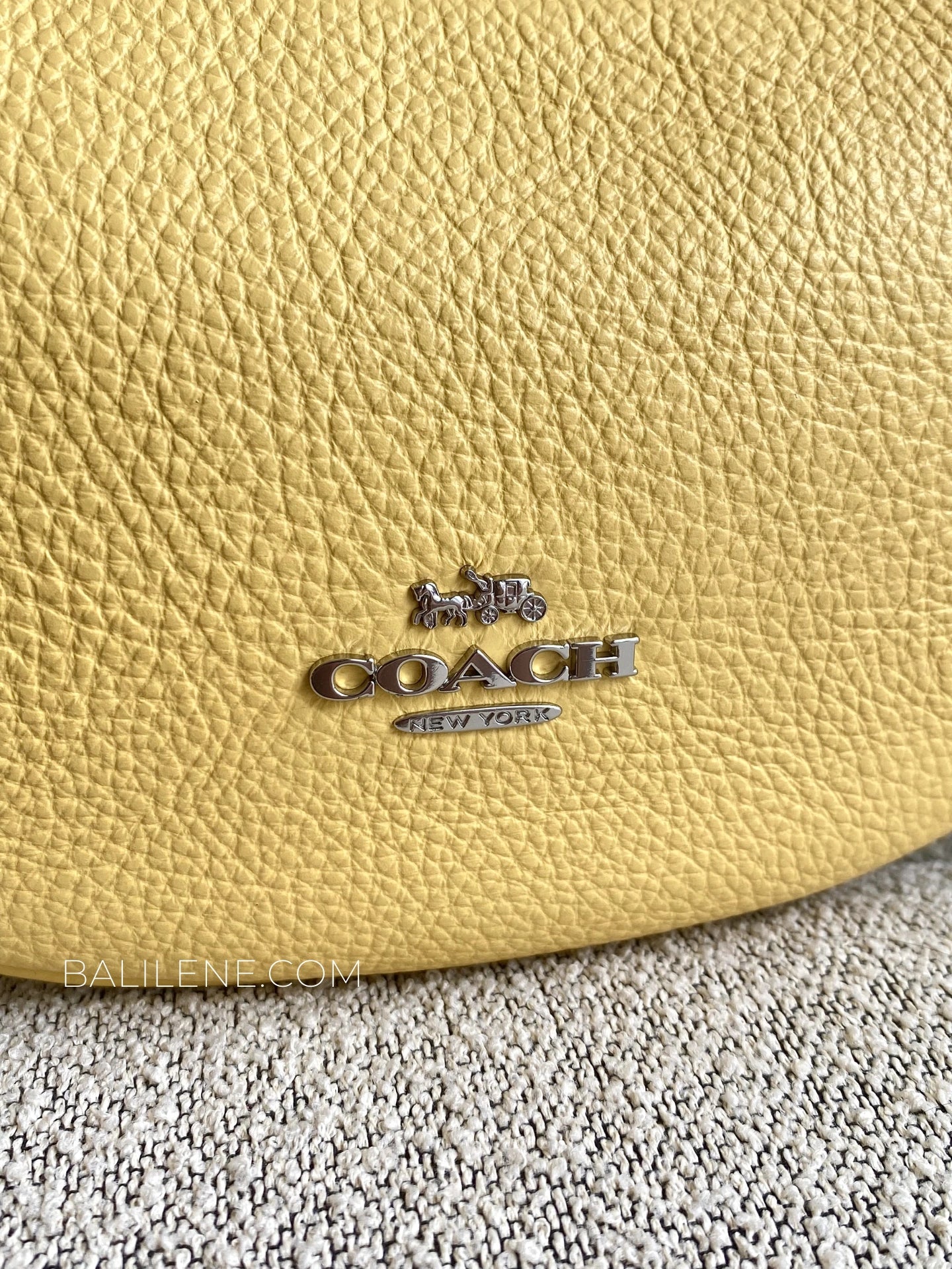 detail-depan-Coach-Payton-Mini-Pebbled-Leather-Daisy-balilene