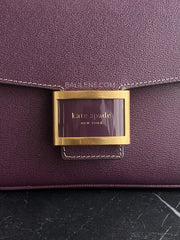 detail-depan-Kate-Spade-Katy-Medium-Convertible-Shoulder-Bag-Deep-Chery-balilene