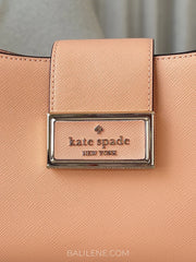 detail-depan-Kate-Spade-Reegan-Small-Shoulder-Bag-Orange-Cream-balilene