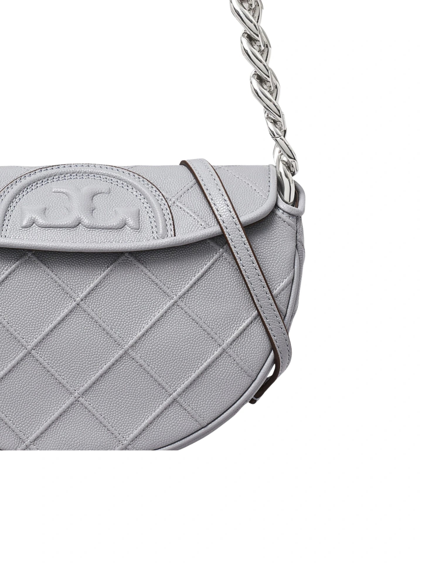 detail-depan-Tory-Burch-Fleming-Soft-Mini-Crescent-Bag-Slate