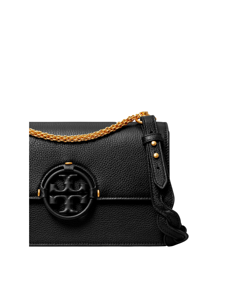 detail-depan-Tory-Burch-Miller-Flap-Shoulder-Bag-Black