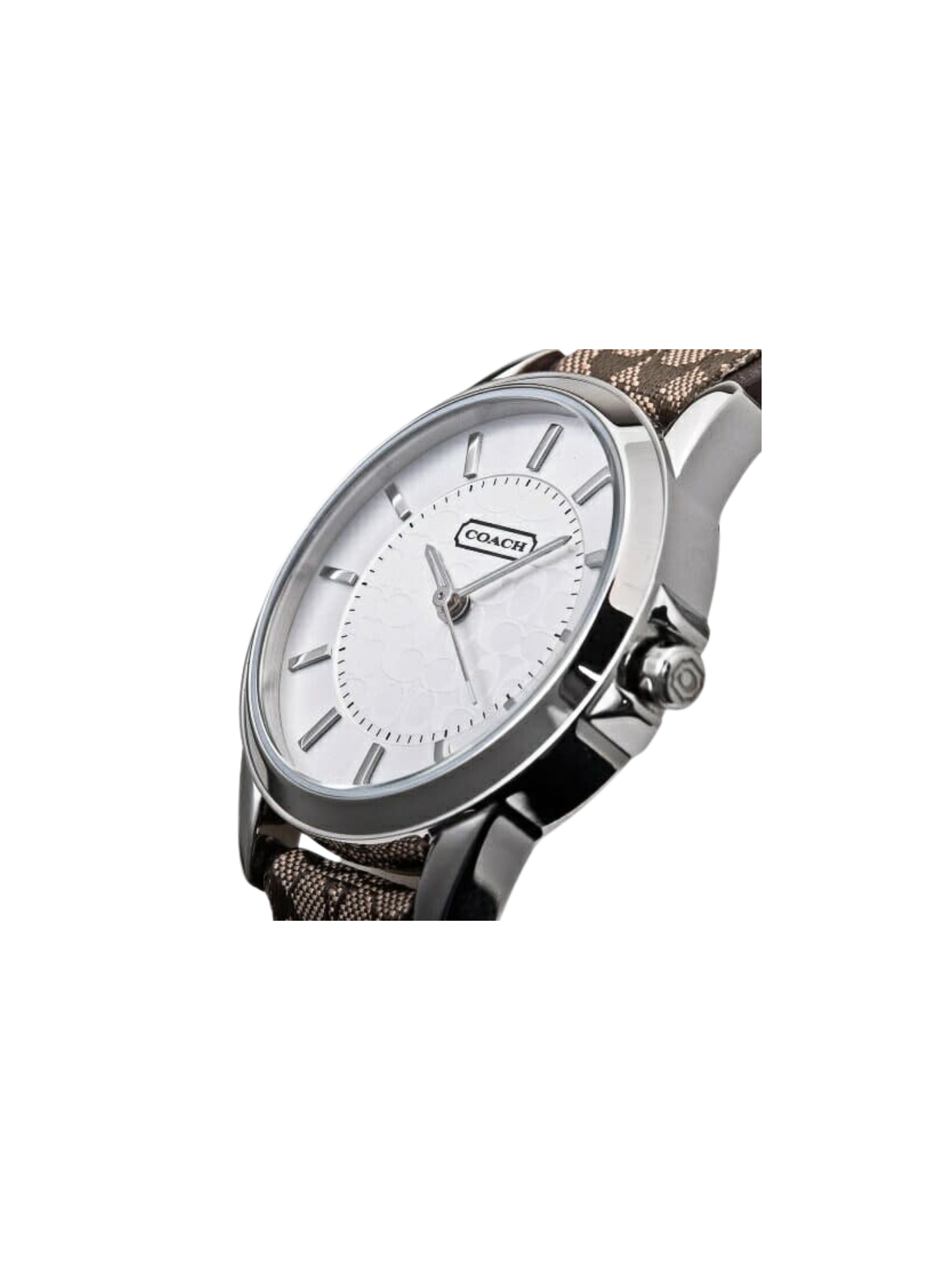 detail-dial-Coach-Classic-Signature-White-Dial-Ladies-Watch