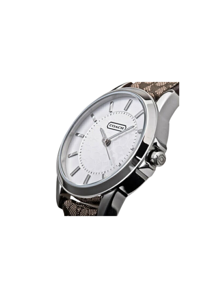 detail-dial-Coach-Classic-Signature-White-Dial-Ladies-Watch