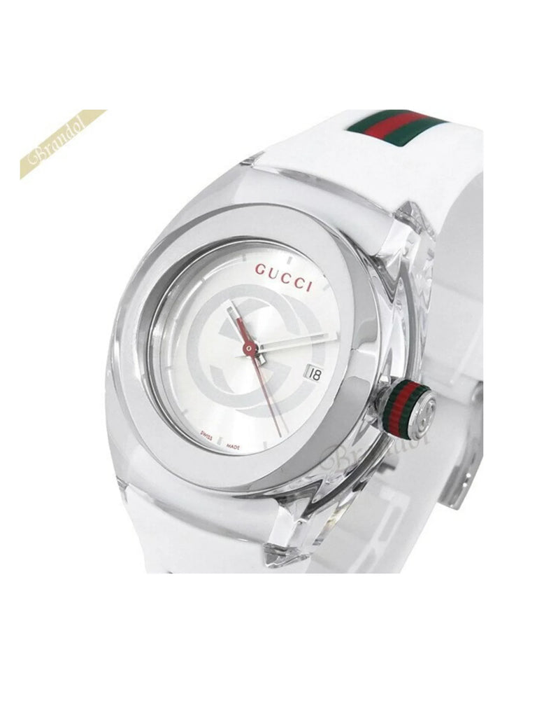 detail-dial-Gucci-Sync-36MM-Stainless-Steel-White-Rubber-Strap-WatchWEBP