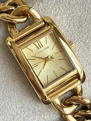 detail-dial-Michael-Kors-Monroe-Gold-Tone-Chain-Bracelet-Watch-balilene