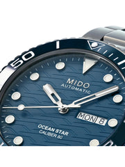 detail-dial-Mido-Ocean-Star-Automatic-Blue-Dial-Men-s-Watch