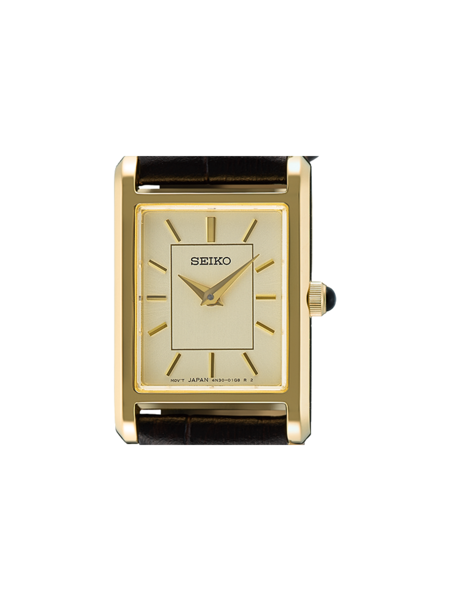 detail-dial-Seiko-SWR110P1-Classic-Women-Quartz-Leather-Strap-Watch-Dark-Brown