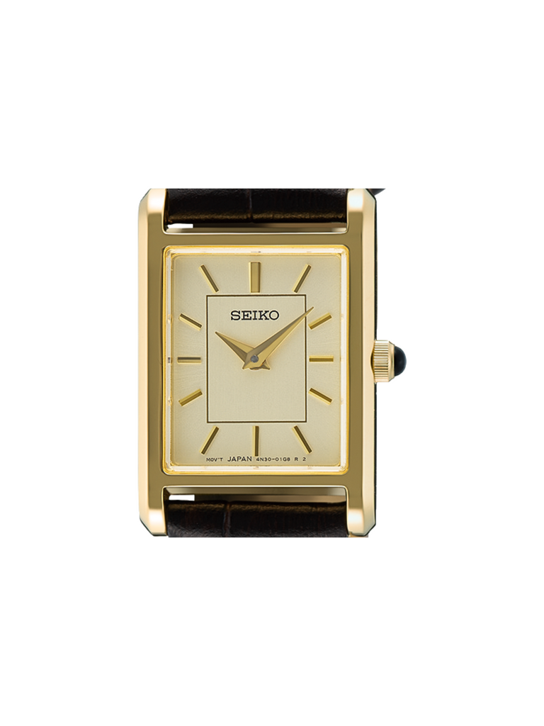 detail-dial-Seiko-SWR110P1-Classic-Women-Quartz-Leather-Strap-Watch-Dark-Brown
