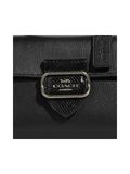 detail-flap-Coach-Morgan-Top-Handle-Satchel-Bag-Black
