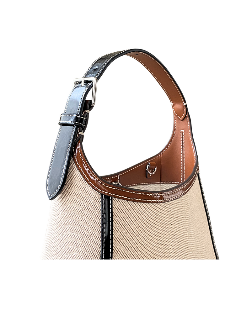 detail-handle-Tory-Burch-Thea-Canvas-Small-Bucket-Bag-Canvas-Brown