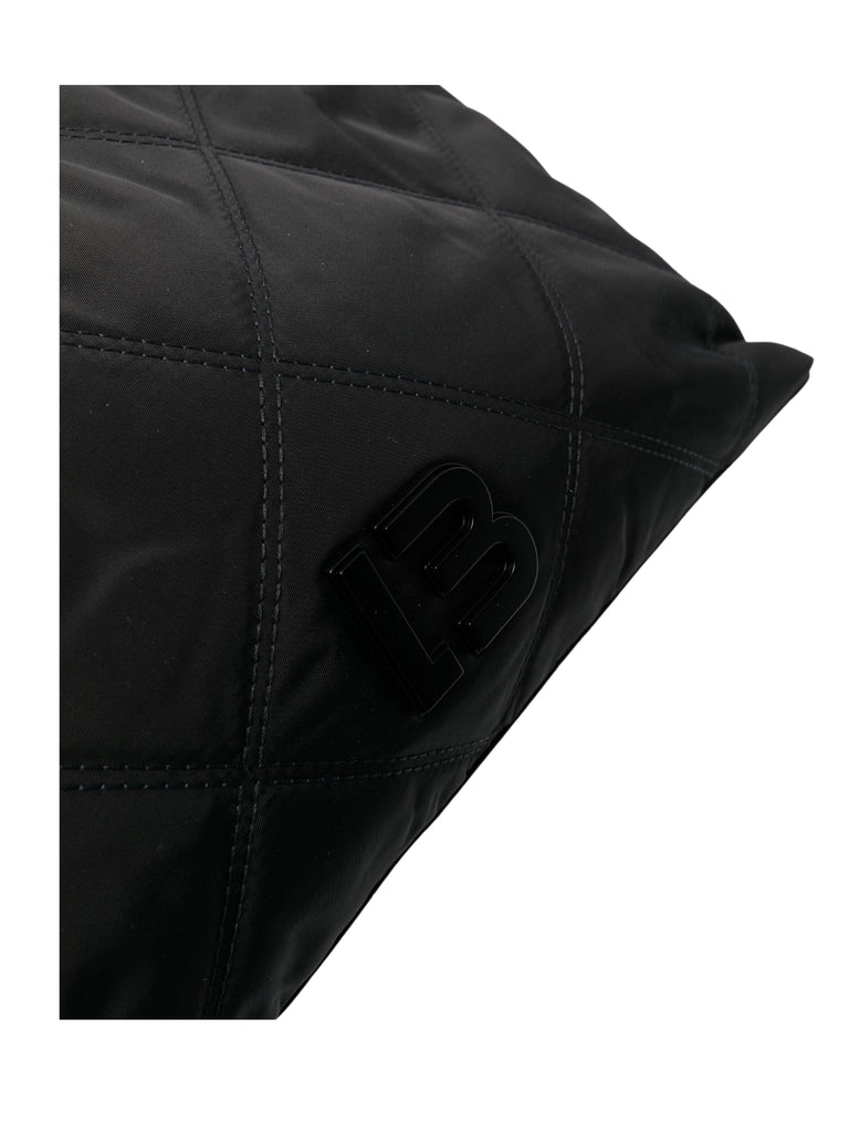 detail-logo-B-Y-L-Large-Black-Nylon-Shopper-Bag