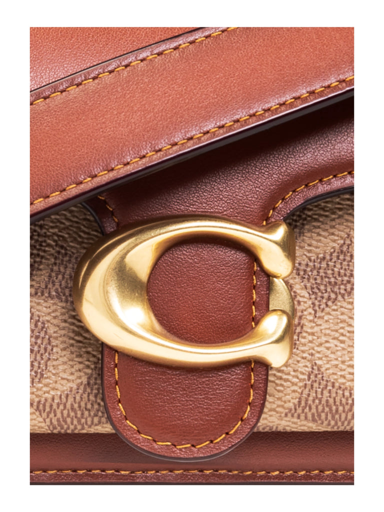 Coach Tabby Shoulder Bag 20 Signature Canvas Tan Rust – Balilene