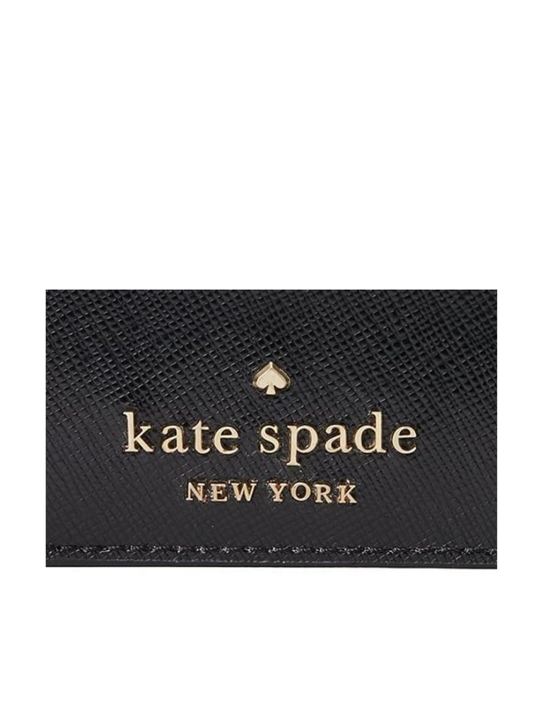 detail-logo-Kate-Spade-Staci-Saffiano-Leather-Small-Card-Holder-Black