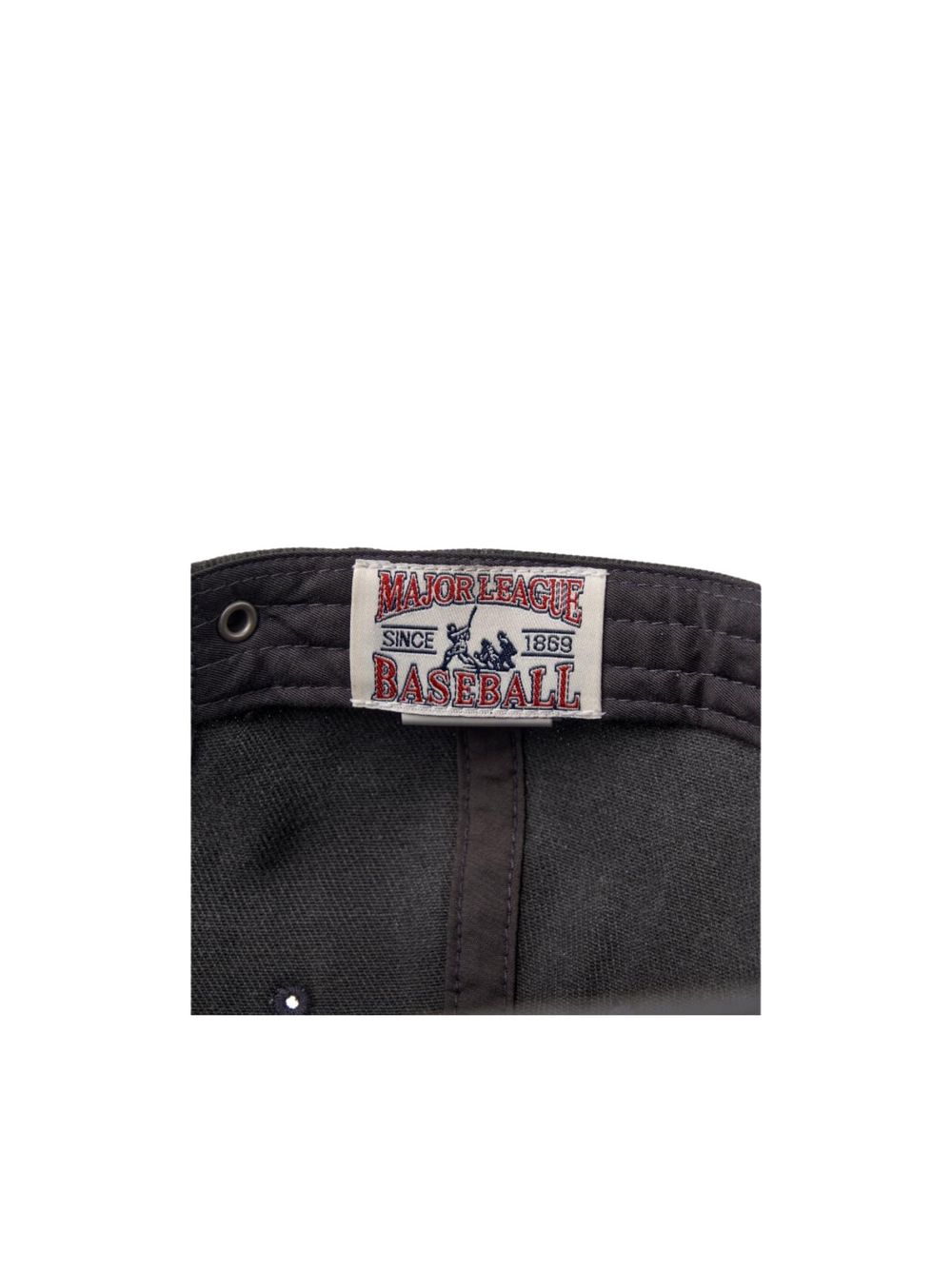 detail-logo-MLB-Basic-New-York-Yankees-Ball-Cap-Denim-Black