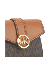 detail-logo-Michael-Kors-Carmen-Medium-Flap-Bifold-Wallet-In-Signature-BrownWEBP