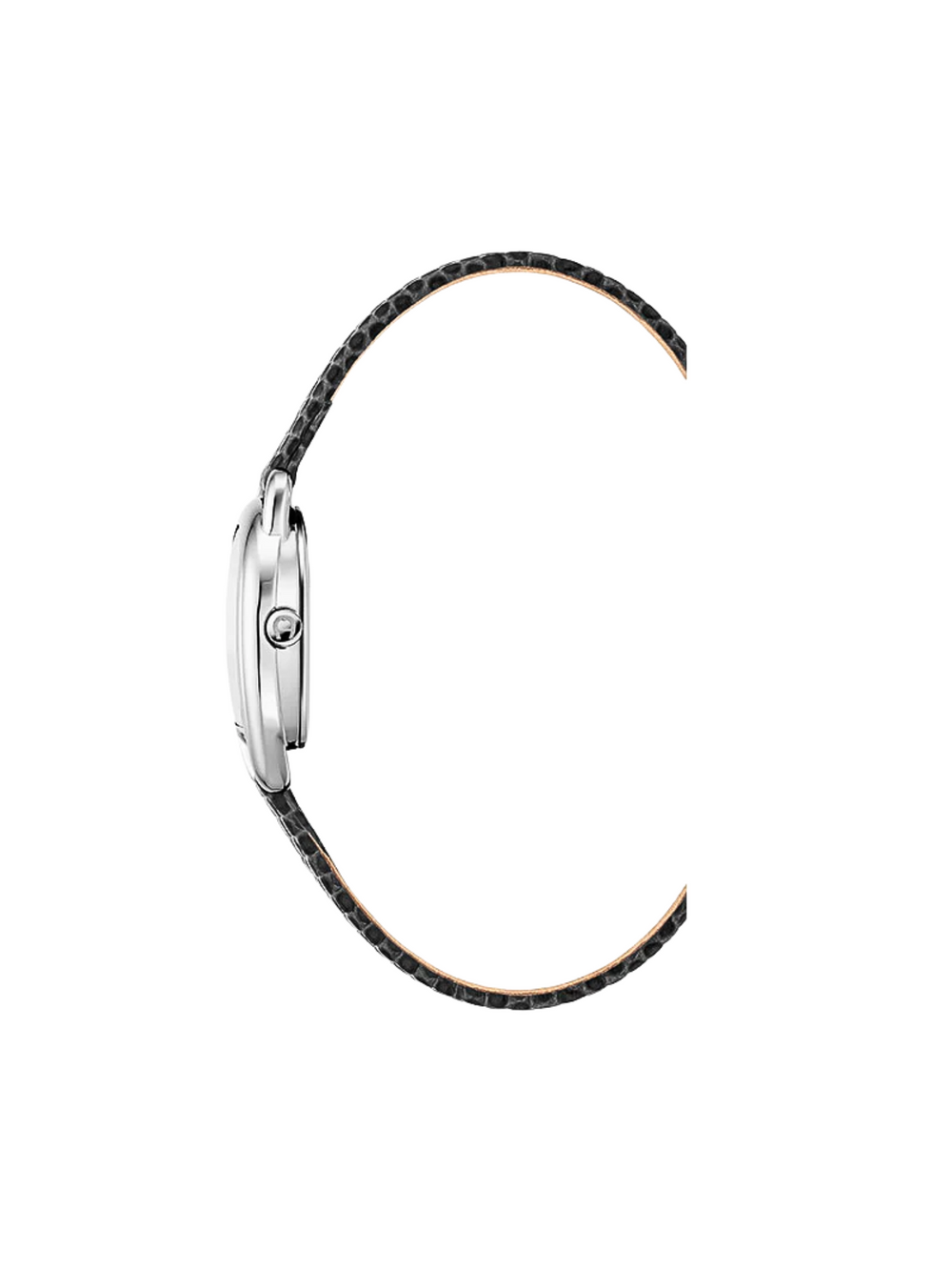 detail-samping-Aigner-Hermada-Leather-Strap-Black-Case-Silver