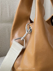 detail-samping-BYL-Medium-Toffee-Leather-Paper-Bag-261BBAJ2M-10603-balilene