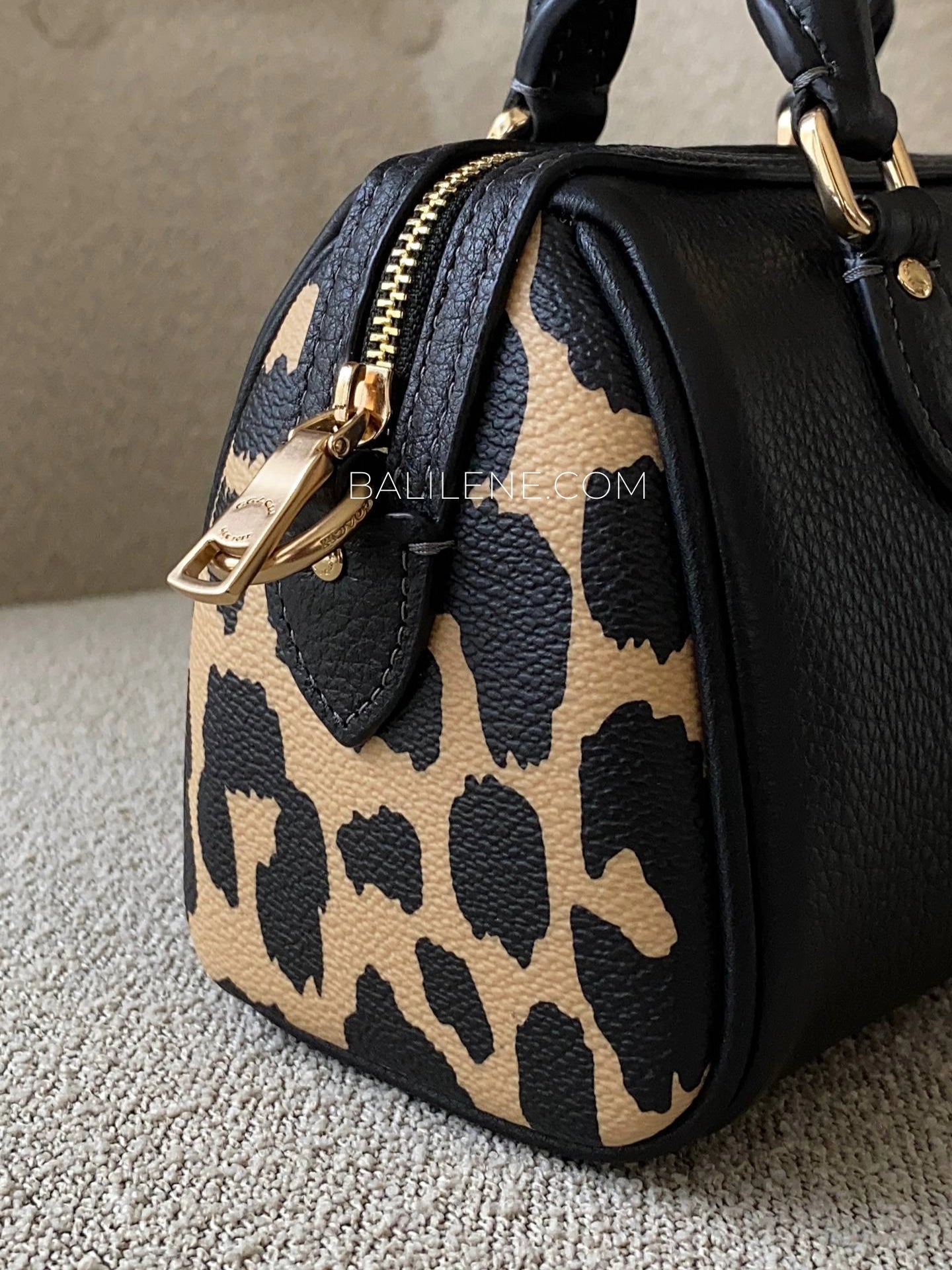 detail-samping-Coach-Rowan-Mini-Crossbody-Bag-With-Leopard-Print-Leopard-Multi-balilene