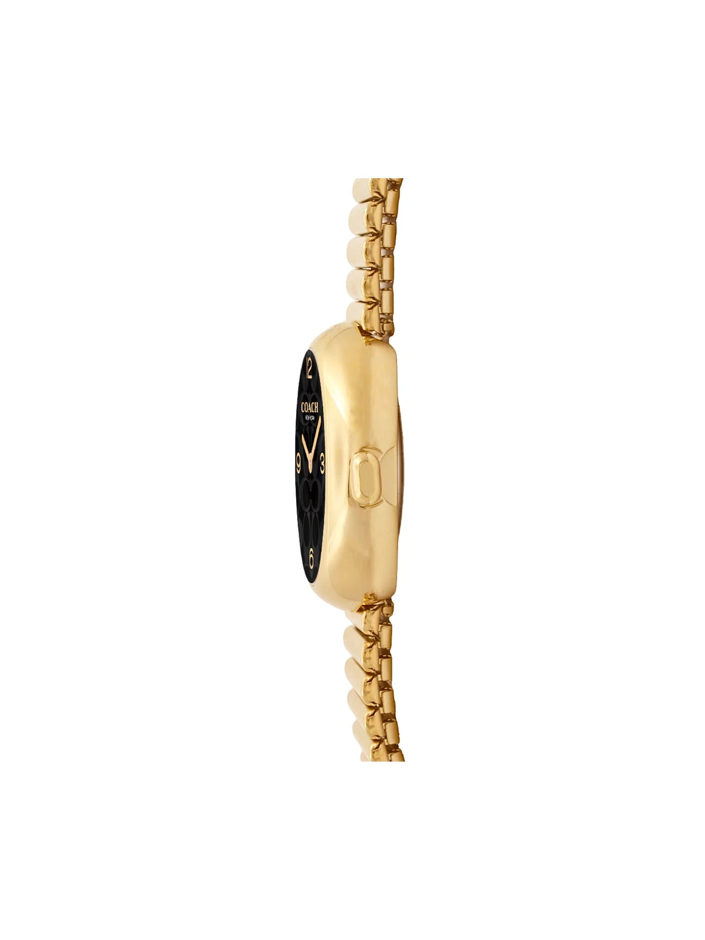 detail-samping-Coach-Sammy-Black-Dial-Gold-Strap-Stainless-Steel-Watch