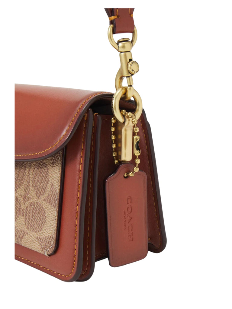 Coach Tabby Shoulder Bag 20 Signature Canvas Tan Rust – Balilene