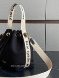 detail-samping-Kate-Spade-Kip-Canvas-Bucket-Bag-Black-balilene