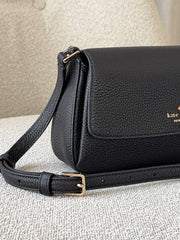 detail-samping-Kate-Spade-Sutton-Mini-Flap-Crossbody-Black-balilene