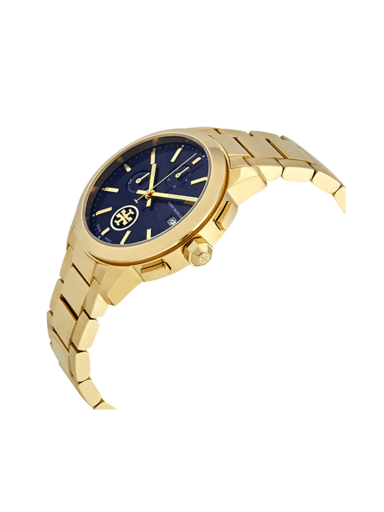 detail-samping-Tory-Burch-TBW1251-Collins-Chronograph-Blue-Dial-Ladies-Watch