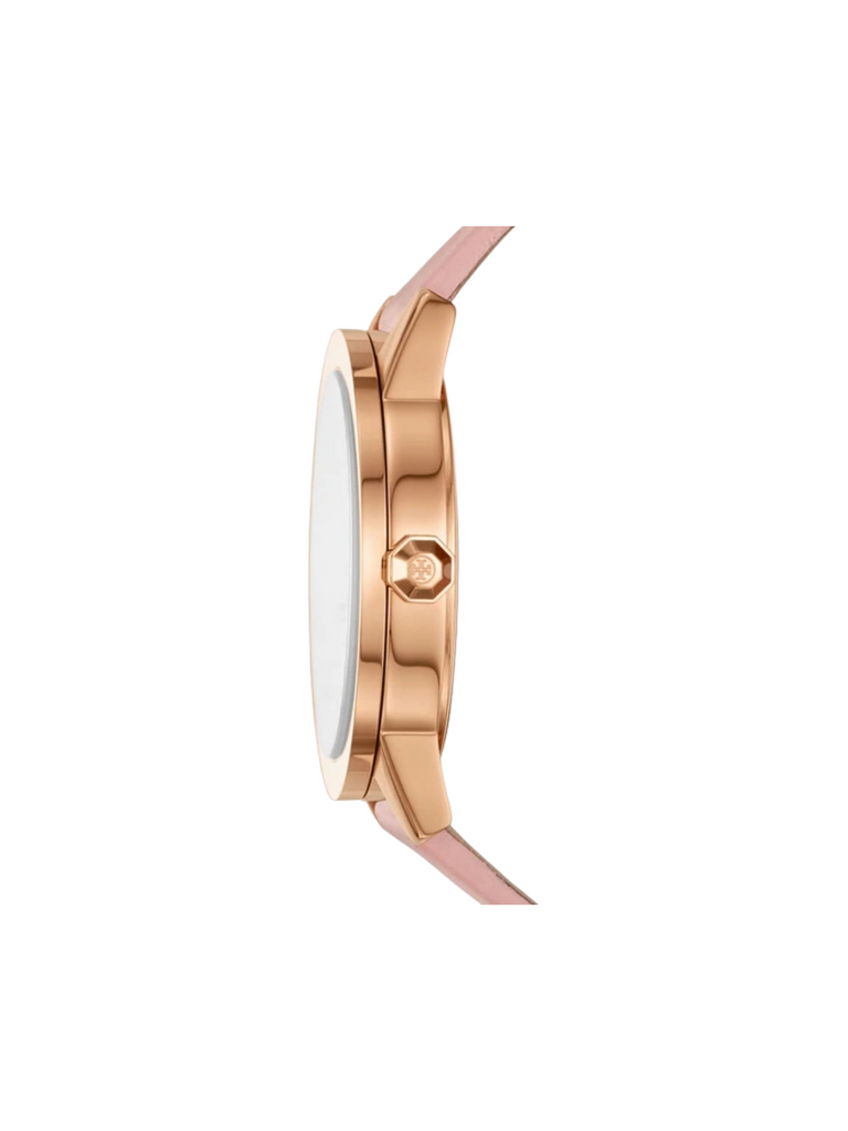 detail-samping-Tory-Burch-TBW2006-Gigi-Pink-Leather-Strap-Watch