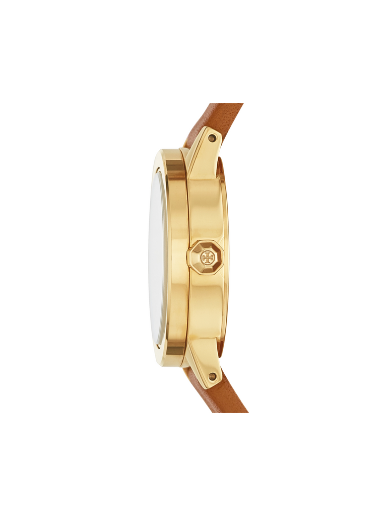 detail-samping-Tory-Burch-TBW2031-Gigi-Leather-Strap-Watch-28mm-Luggage