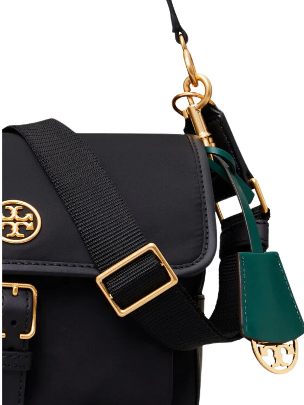 detail-samping-Tory- Burch- Piper- Nylon- Crossbody- Black