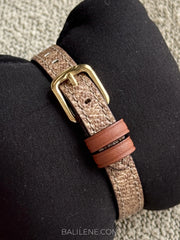 detail-strap-Coach-Mara-White-Dial-Canvas-Strap-Watch-Brown-balilene