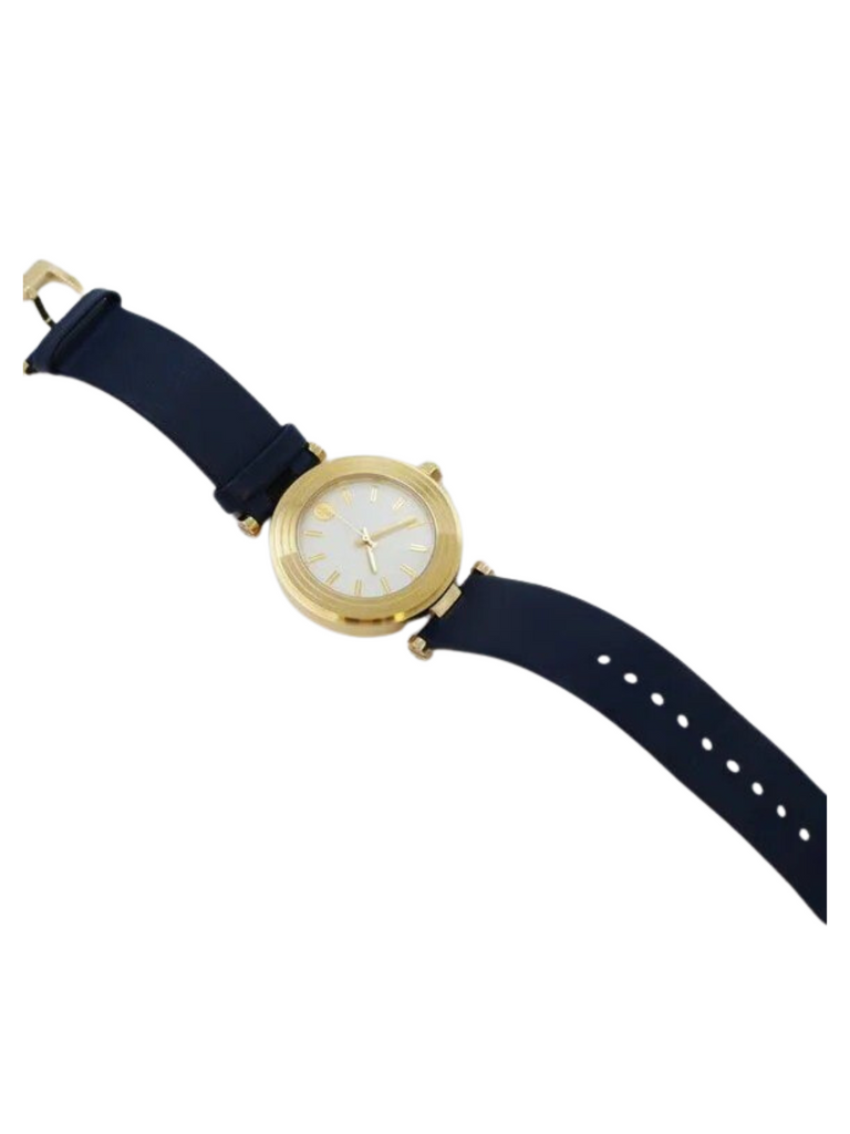 detail-strap-Tory-Burch-Classic-T-Ivory-Dial-Navy-Leather-Strap-Watch_2