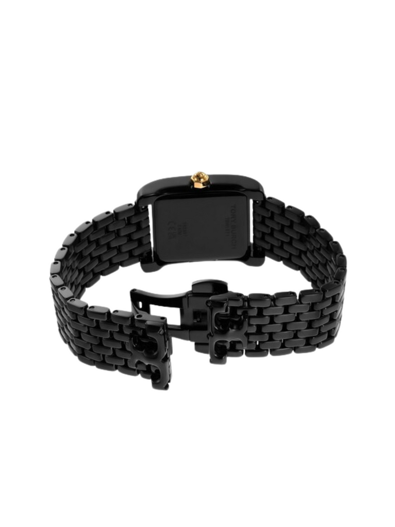 detail-strap-Tory-Burch-TBW1071-Eleanor-Stainless-Steel-Bracelet-Watch-Black
