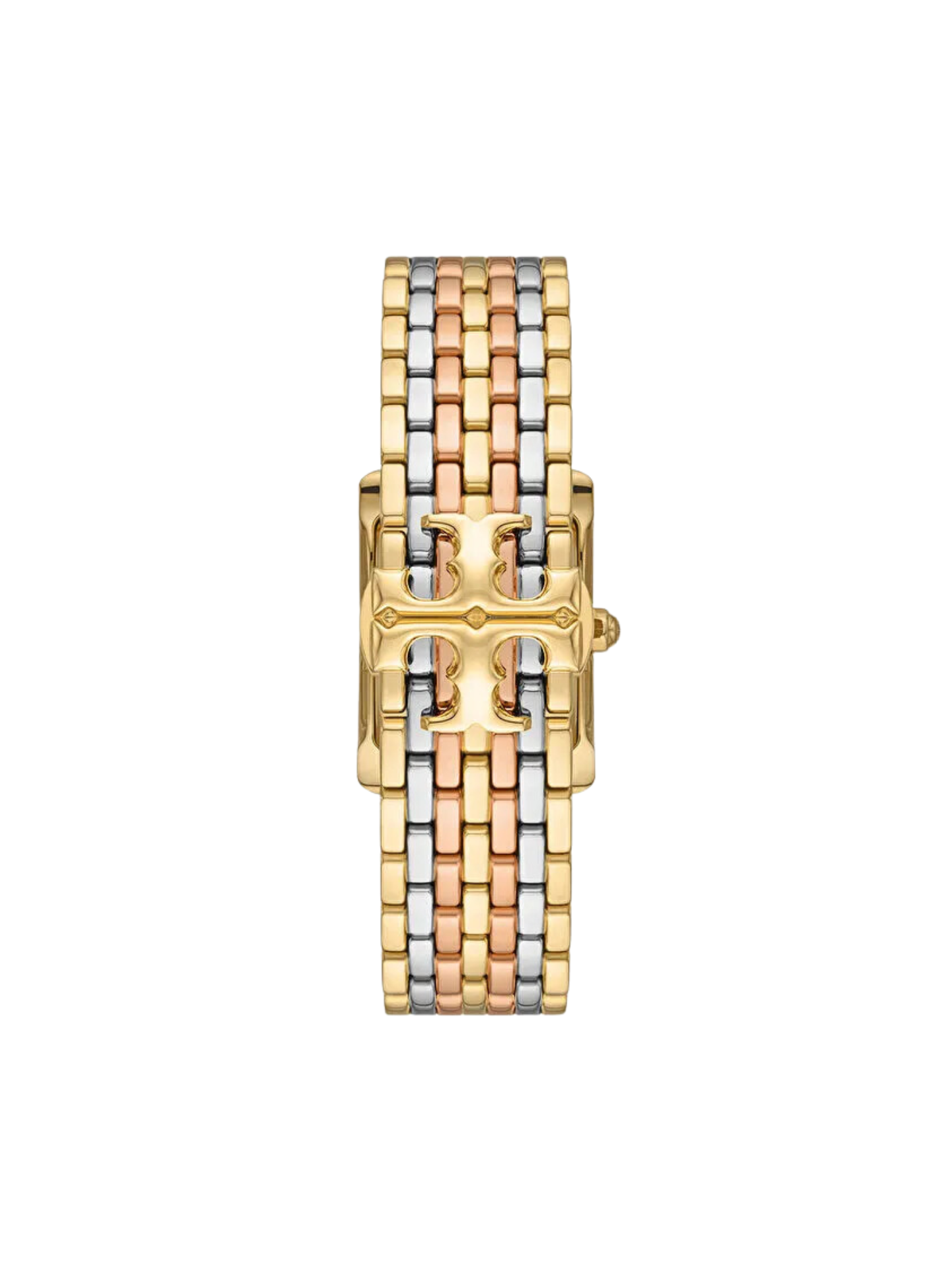 detail-strap-Tory-Burch-TBW1078-Eleanor-Tri-Tone-Stainless-Steel-Three-Hand-Watch