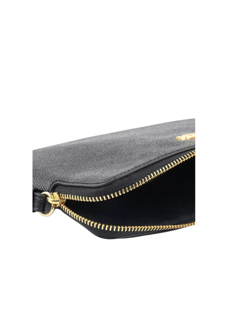 detail-zip-Coach-Large-Corner-Zip-Wristlet-Black