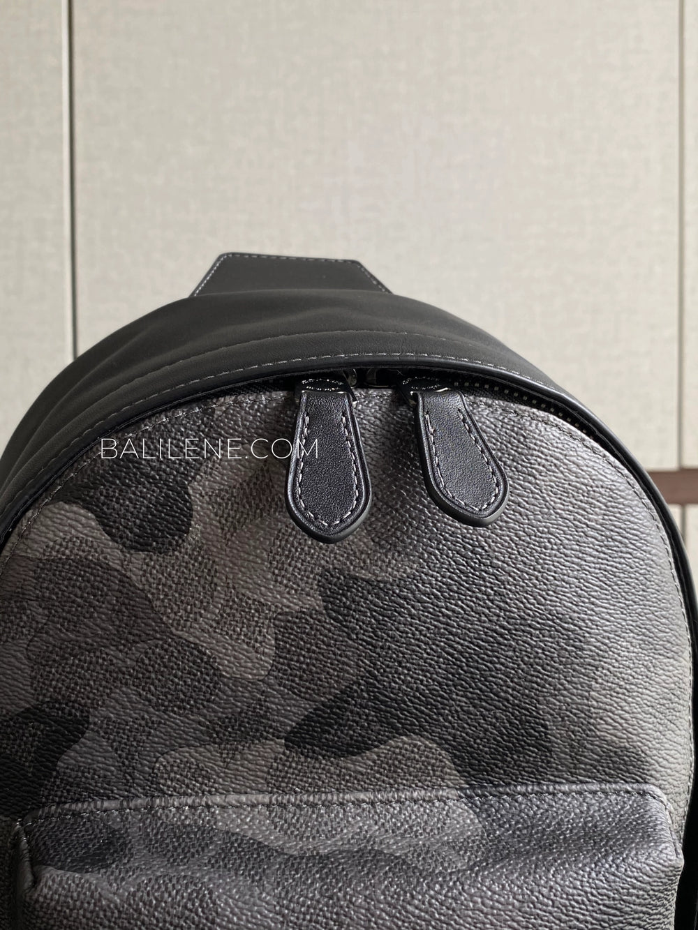 detail-zip-Coach-West-Pack-In-Signature-Camo-Print-Grey-Multi-balilene