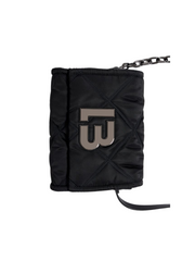 gambar-BYL-Small-Black-Padded-Nylon-Crossbody-Flap-Bag