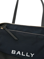 gambar-Bally-Logo-Print-Tote-Bag-Black