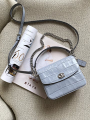 gambar-Coach-Cassie-19-Croc-Embossed-Crossbody-Bag-Grey-Blue-balilene