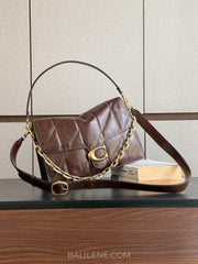 gambar-Coach-Chain-Tabby-Shoulder-Bag-35-With-Quilting-Maple-balilene